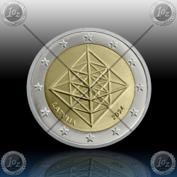 2 EVRO LATVIJA 2024 "Puzzles" UNC